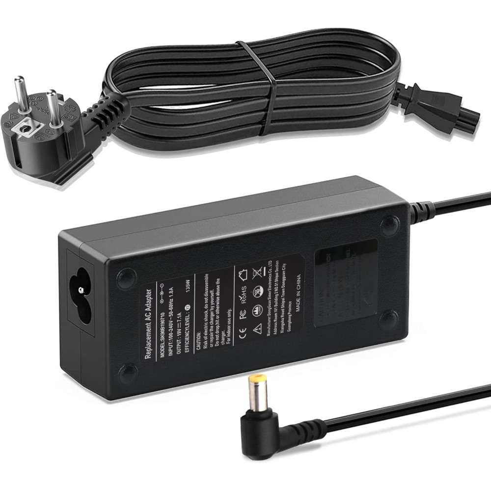 Блок питания к ноутбуку Acer 135W 19V, 7.1A, роз'єм 5.5\/1.7