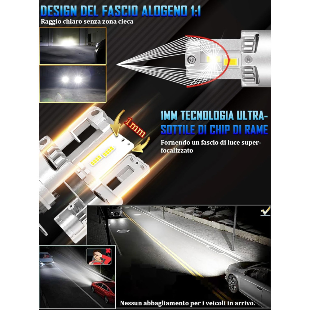 Автомобильные LED лампы Светодиодные XELORD H4 6500K (2 шт.)