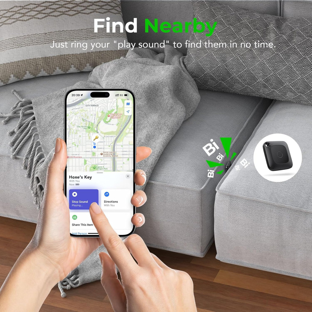 Смарт брелок, Bluetooth локатор для ключей, кошелька, сумки Hoxe F1