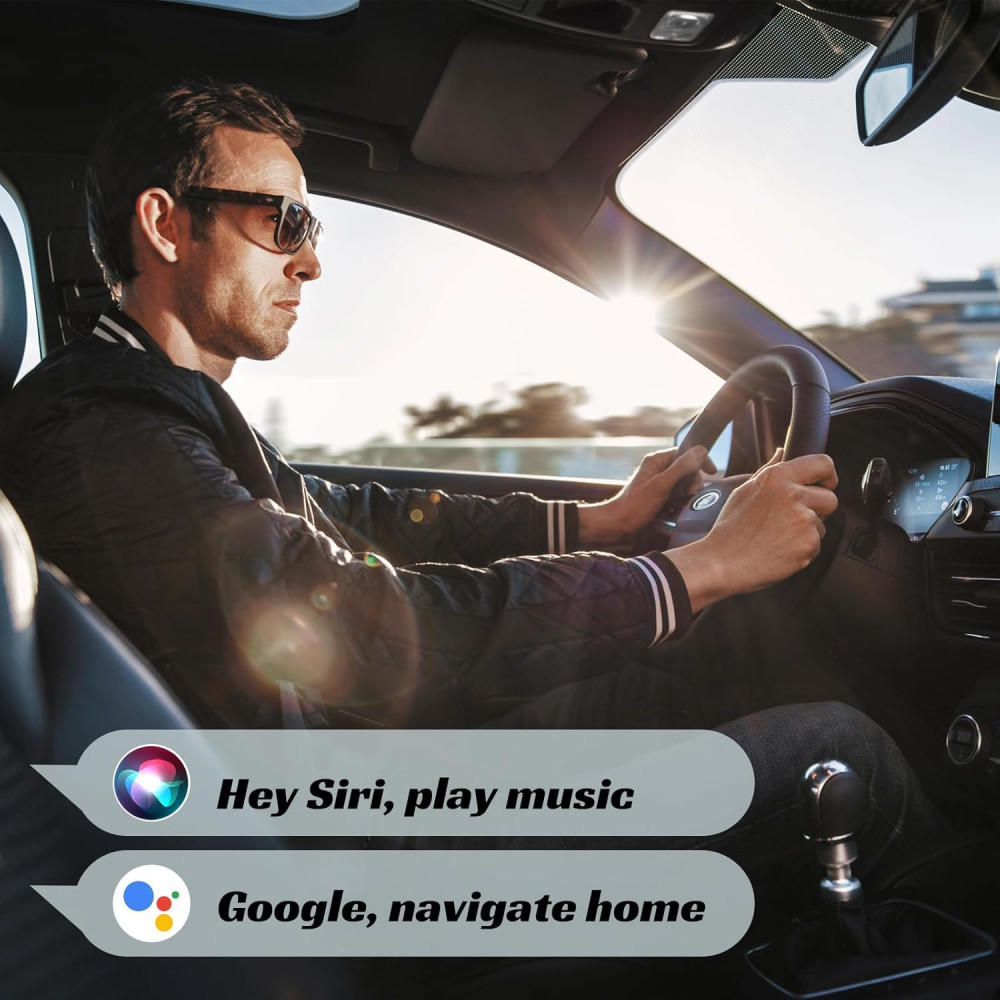 Автомобильный адаптер Hstop Car Play Беспроводной адаптер для iOS10+/Android 11+