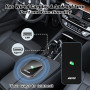 Автомобильный адаптер Hstop Car Play Беспроводной адаптер для iOS10+/Android 11+