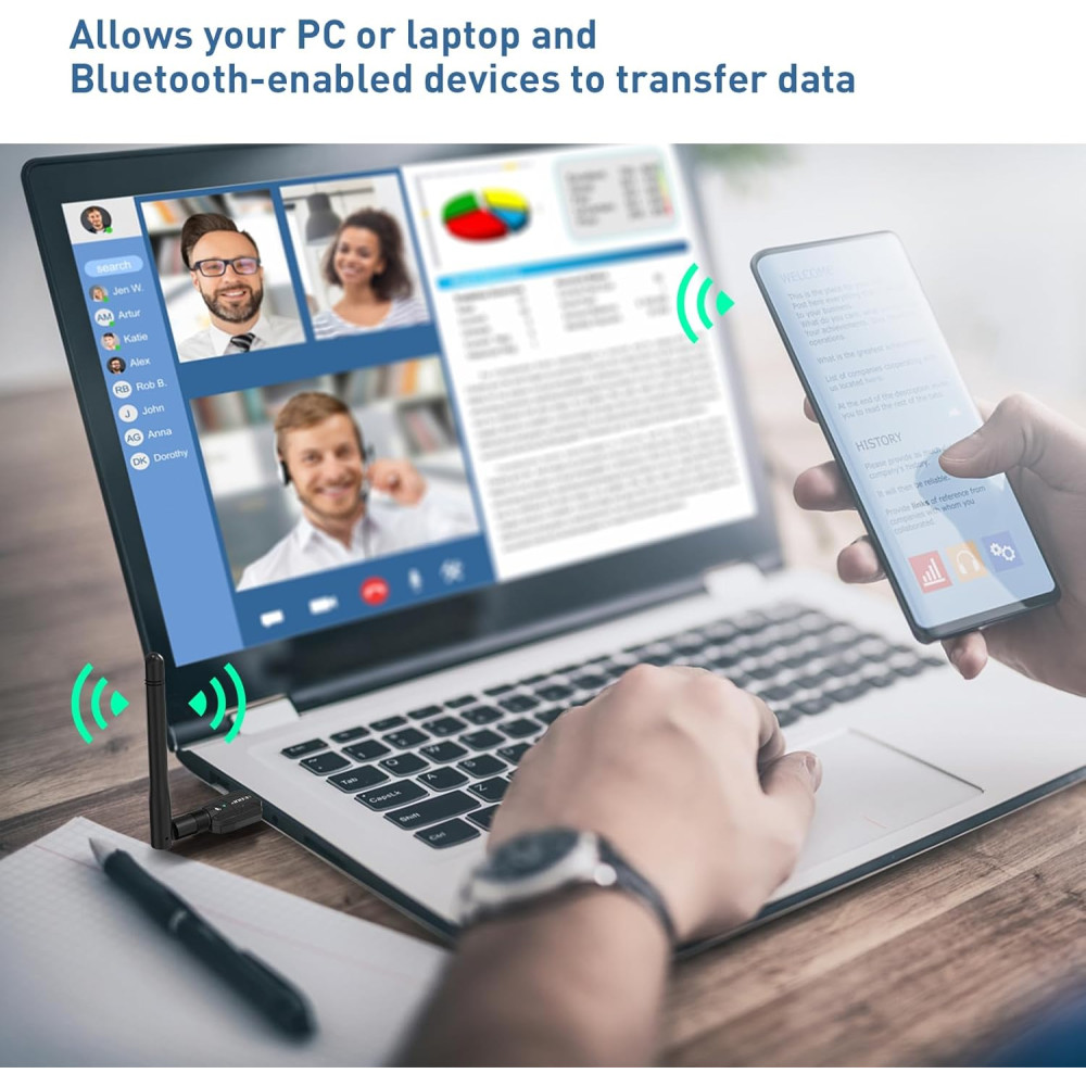 Адаптер Bluetooth для ПК EDUP Dongle