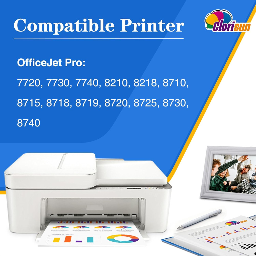 Clorisun 953XL Мультиупаковка картриджей для HP 953XL (4 шт.)
