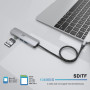USB-хаб, концентратор, адаптер B3 BIGTHREE для MacBook Pro, 7 в 1, 4K HDMI