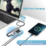 USB-хаб, концентратор, адаптер B3 BIGTHREE для MacBook Pro, 7 в 1, 4K HDMI