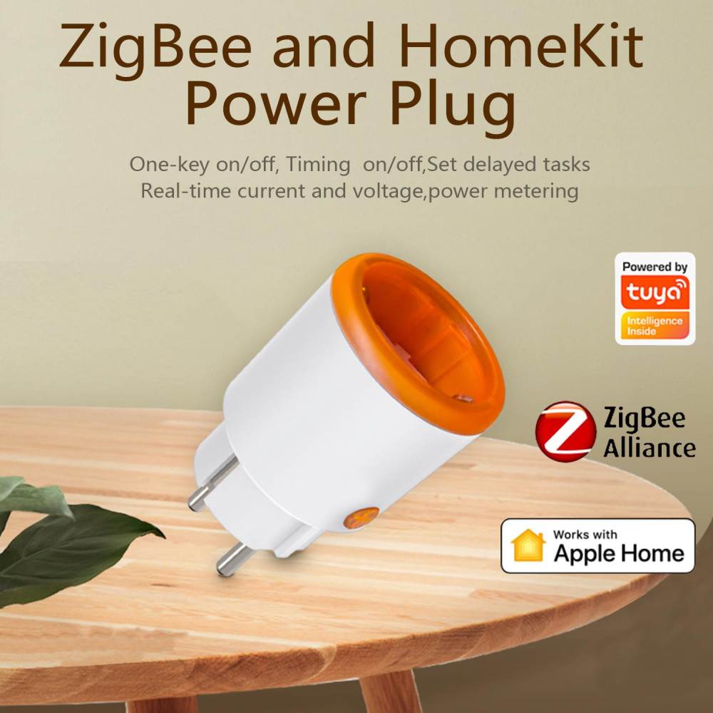 Умная розетка ZigBee с энергомониторингом и голосовым управлением