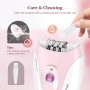 бездротовий електричний епілятор Bubbacare