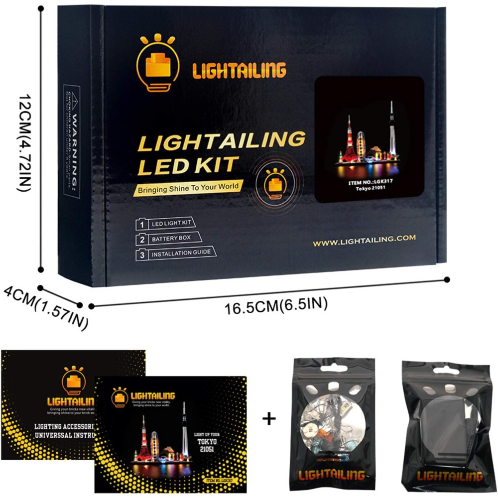 Підсвітка для конструктора Lego 21051 LIGHTAILING  (модель не входить в комплект)