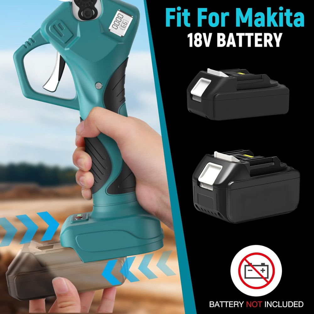 Акумуляторний садовий секатор Ohyes для АКБ Makita 18V (без акумулятора)
