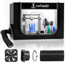 Защитный корпус для 3D принтера Bambu Lab A1 Combo с AMS Lite UniTak3D с вентиляцией и LED