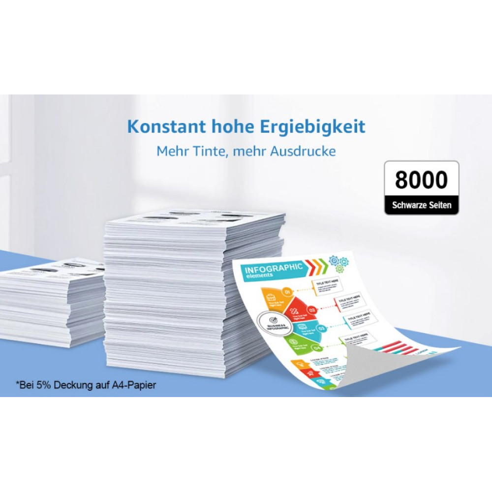 Комплект черных картриджей 4шт, Yongairuink Compatible SJIC33P/C33S020655 (K)