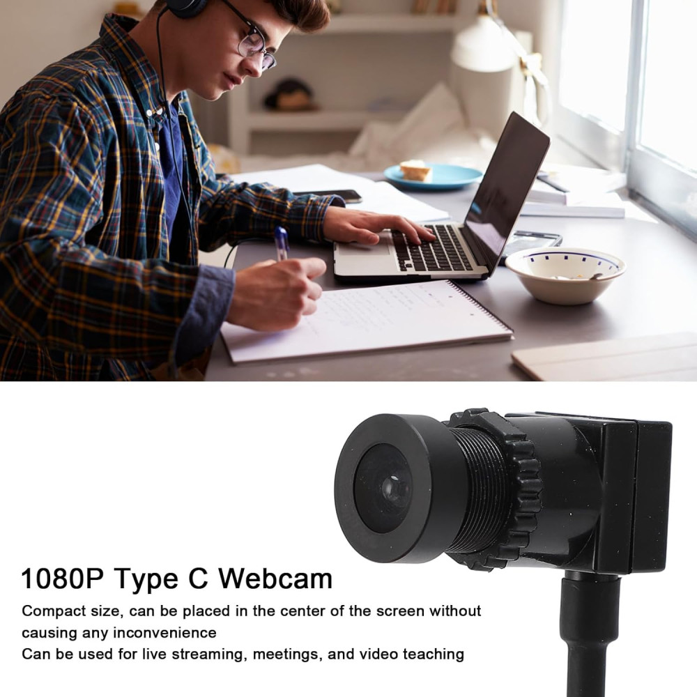 Веб-камера Zopsc USB C 1080P с микрофоном
