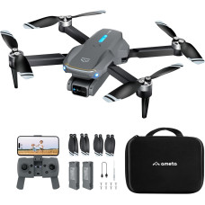 Квадрокоптер Ameta S20 Lite 4K FPV складной с камерой и 2 аккумуляторами