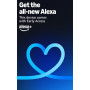 Smart-будильник Amazon с Alexa и ярким звуком, Ocean Blue