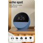 Smart-будильник Amazon с Alexa и ярким звуком, Ocean Blue