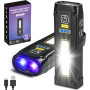 Фонарь DARKBEAM Dual UV 365 нм и 395 нм, черный, перезаряжаемый, питание от аккумулятора