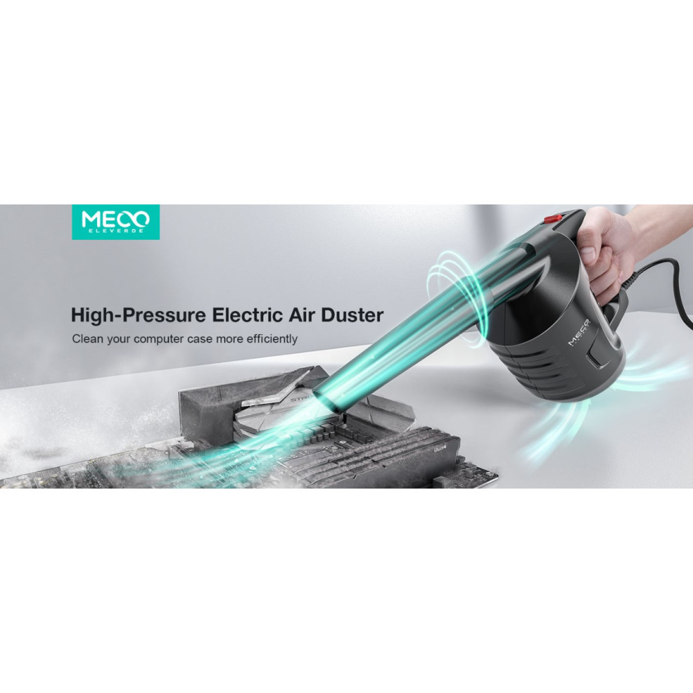 Компрессор воздушный для очистки MECO ELEVERDE 550 Вт для ПК клавиатур и электроники