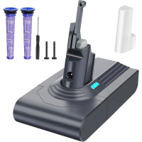 Акумулятор Waitley 6000mAh для Dyson V8 SV10 з фільтрами