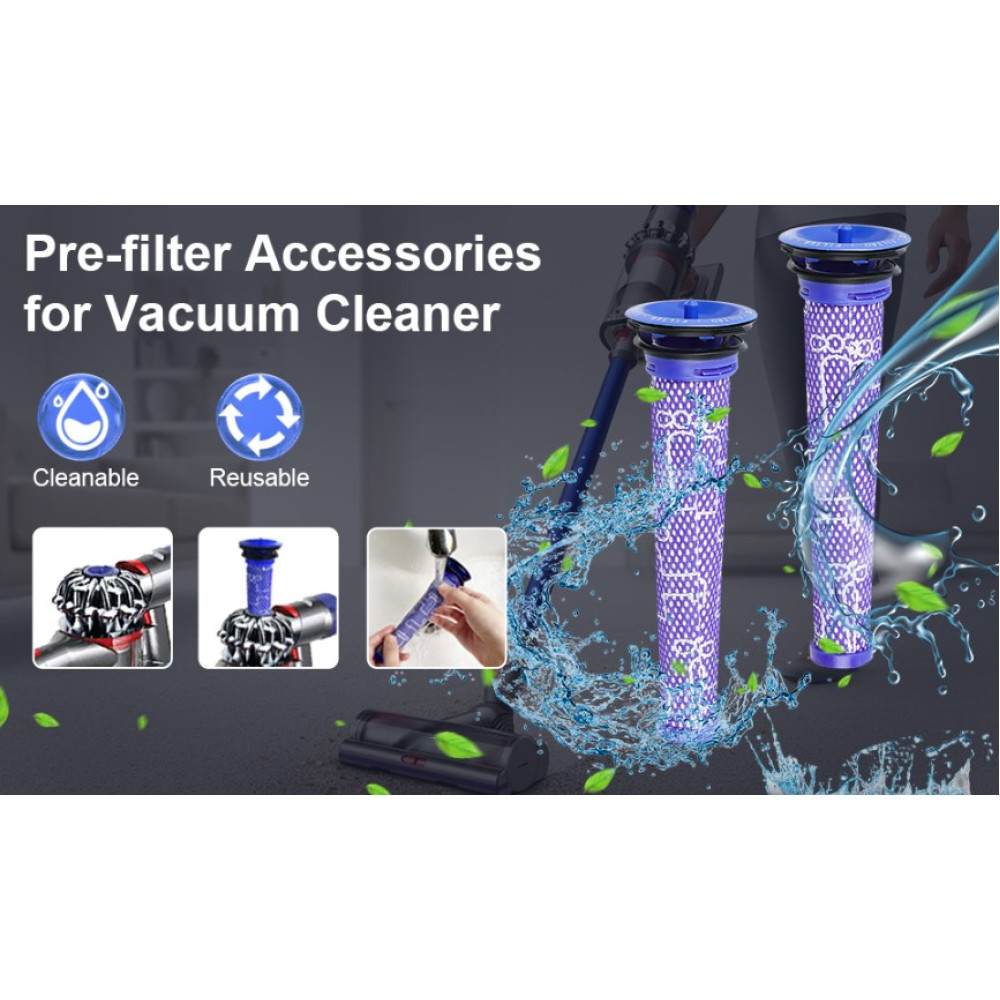 Аккумулятор Waitley 6000mAh для Dyson V8 SV10 с фильтрами