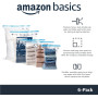 Вакуумные пакеты для хранения вещей Amazon Basics набор 6 шт