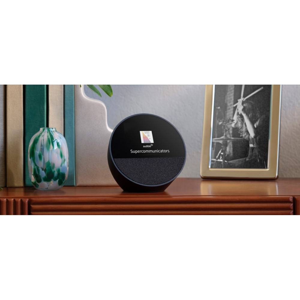 Smart-будильник Amazon с Alexa и ярким звуком, Ocean Blue