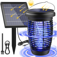 Электрический уничтожитель насекомых с солнечной панелью PALONE 4500V 2500mAh