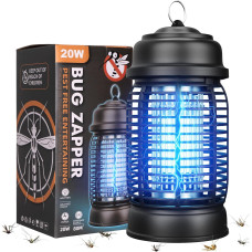 Ультрафиолетовый уничтожитель насекомых DEEZEE 4200V для дома и улицы 20W