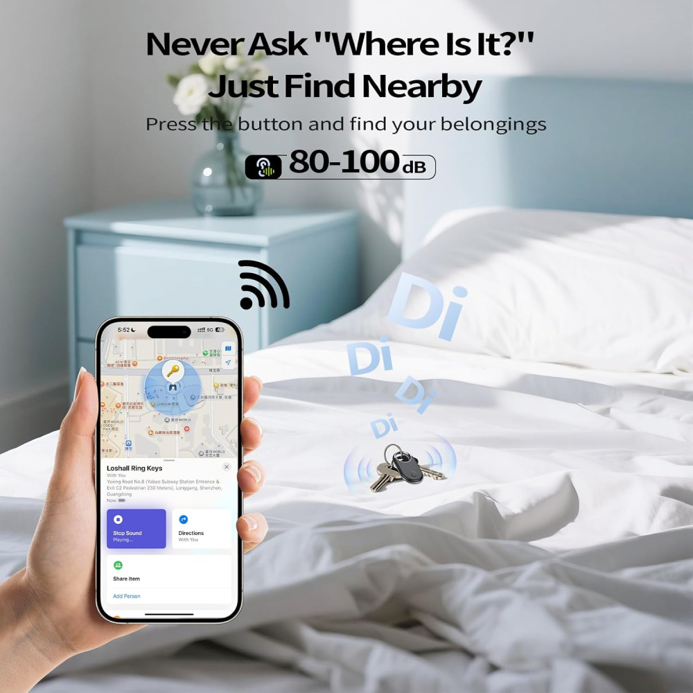 Умные Bluetooth трекеры для поиска вещей Air Tracker Tags 2 Pack
