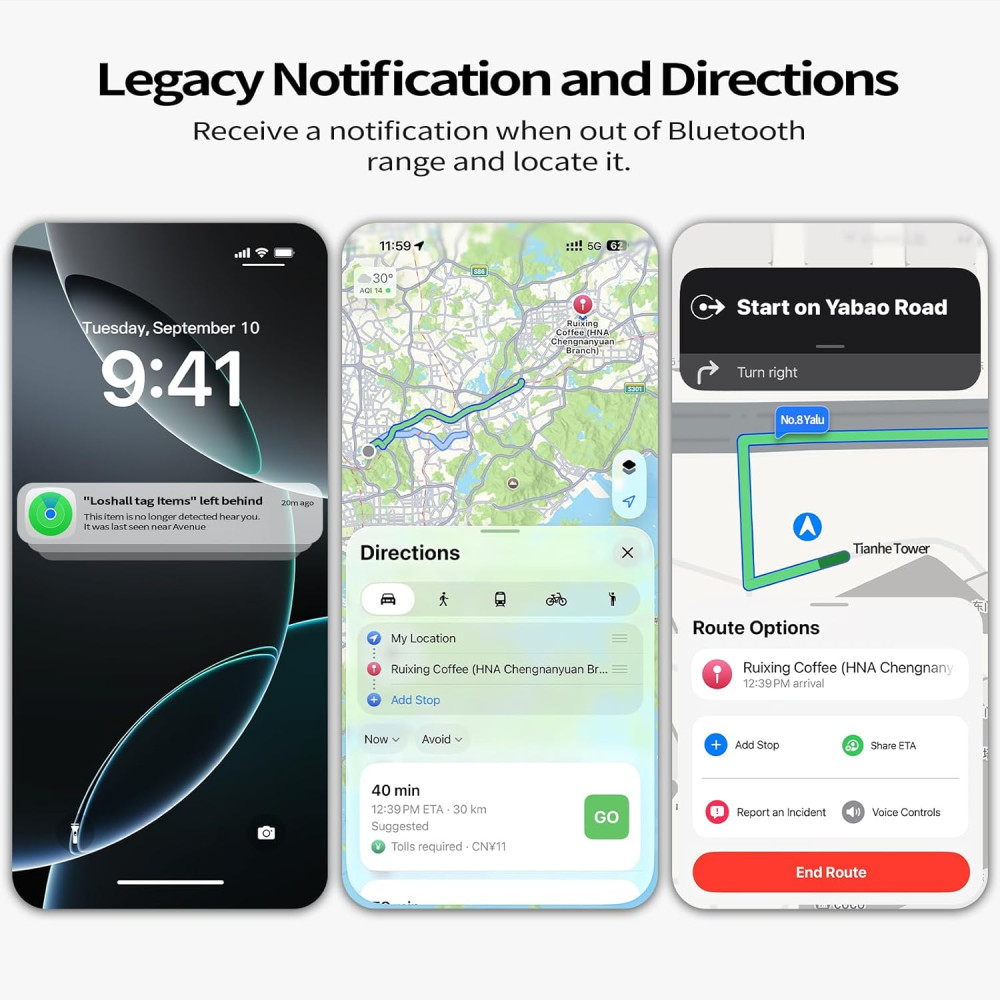 Умные Bluetooth трекеры для поиска вещей Air Tracker Tags 2 Pack