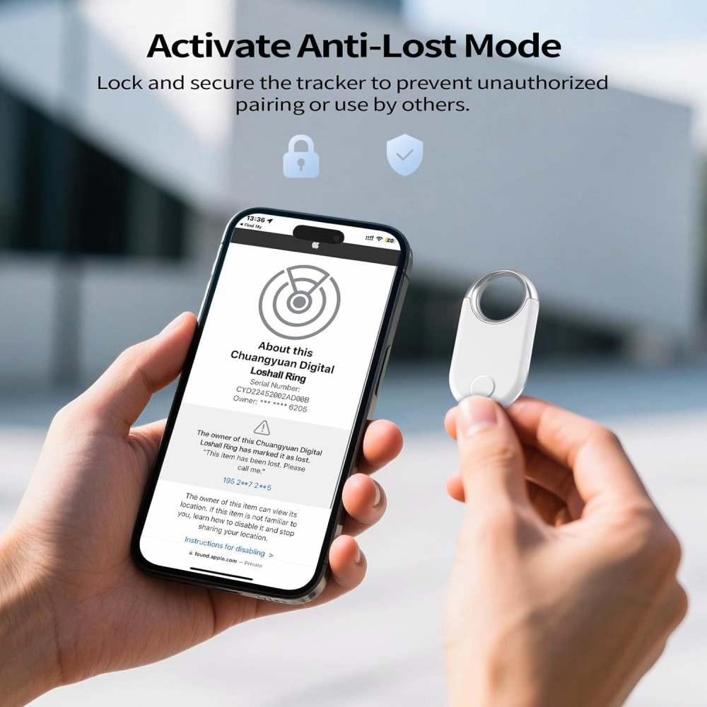 Умные Bluetooth трекеры для поиска вещей Air Tracker Tags 2 Pack