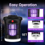 Електричний знищувач комах та комарів LOUKISDAL Bug Zapper