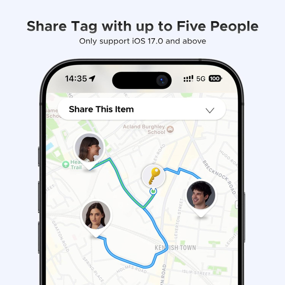 Умный трекер для вещей Apple Find My — UGREEN FineTrack