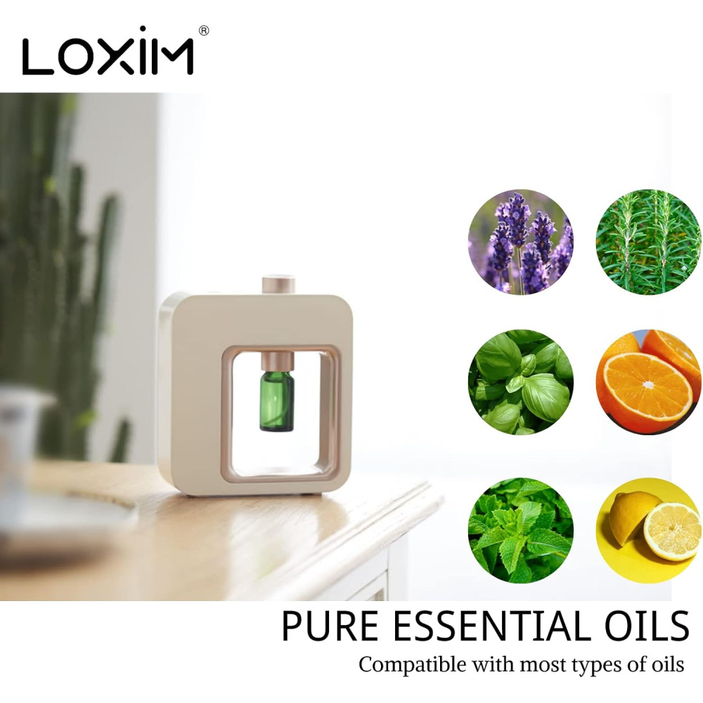 Портативный аккумуляторный аромадиффузор LOXIM без воды 10 мл до 65 м² USB