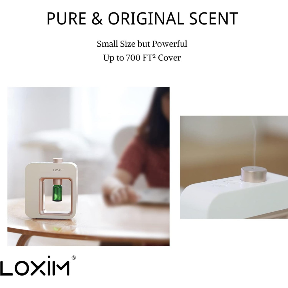 Портативный аккумуляторный аромадиффузор LOXIM без воды 10 мл до 65 м² USB