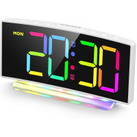 Электронный будильник настольный HERMIC G10 RGB LED 8 цветов