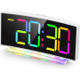 Электронный будильник настольный HERMIC G10 RGB LED 8 цветов