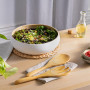 Бамбуковая декоративная миска Dehaus 30 см для кухни и сервировки