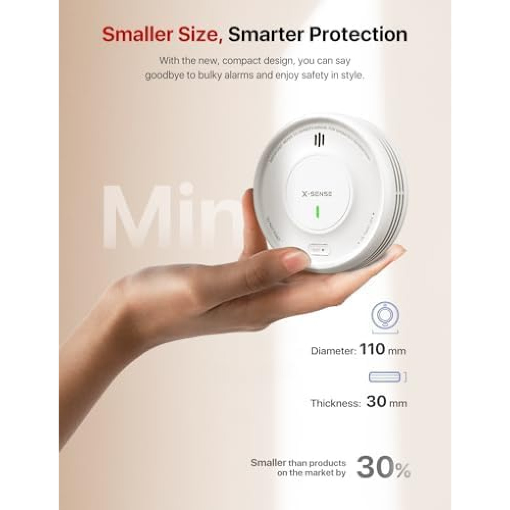 Умный датчик дыма X-Sense XS0D-MR с магнитным креплением