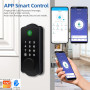 Умный дверной замок LETTON биометрический 5в1 Bluetooth/Wi-Fi