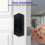 Умный дверной замок LETTON биометрический 5в1 Bluetooth/Wi-Fi