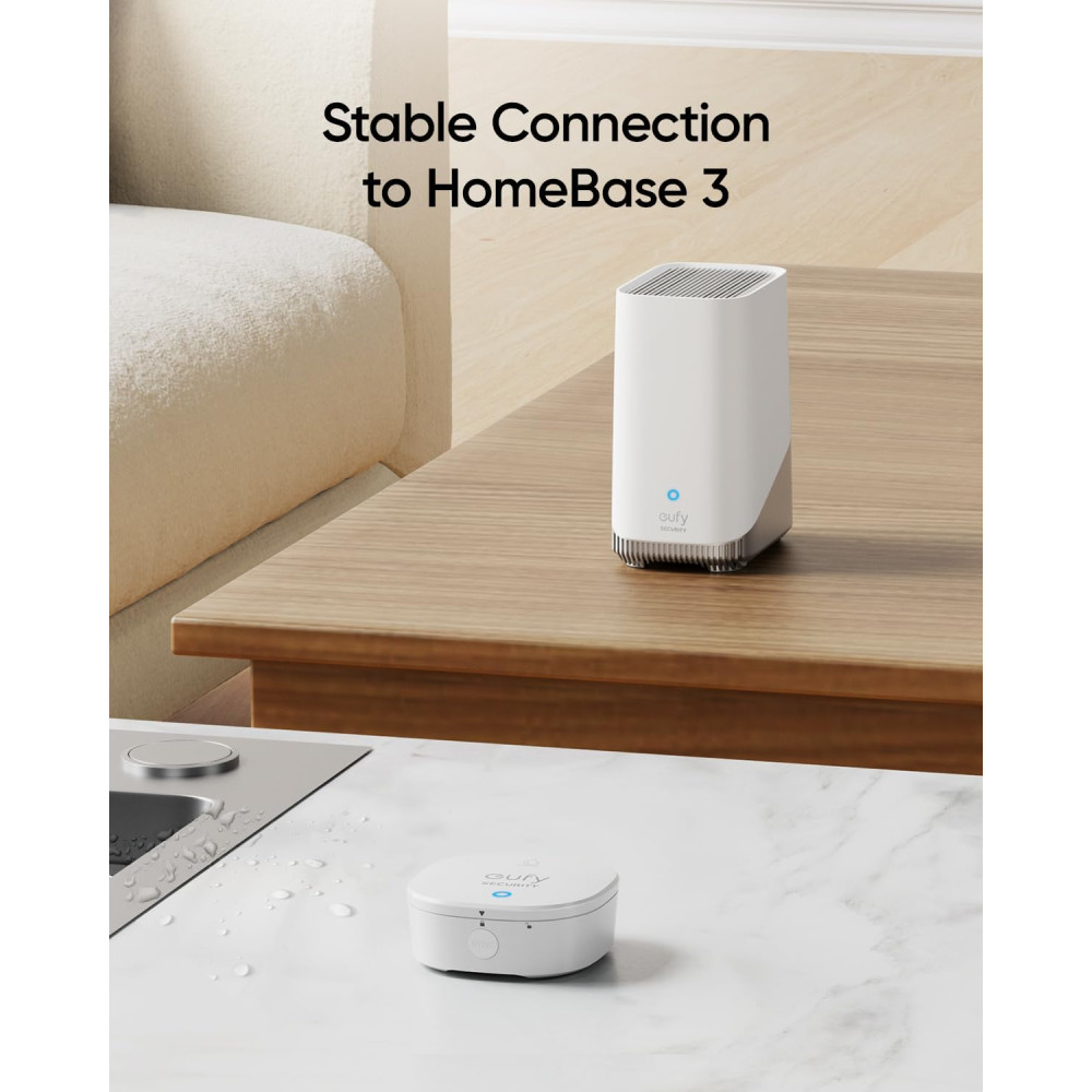 Датчик протікання води та замерзання Eufy Security IP65 для HomeBase 2 3