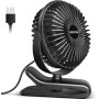 Мини вентилятор HONYIN USB Clip Fan 2в1 с 3 скоростями и 720° поворот