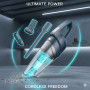 Автомобильный ручной пылесос Hangorize 120 Вт и аккумулятор 2200 mAh
