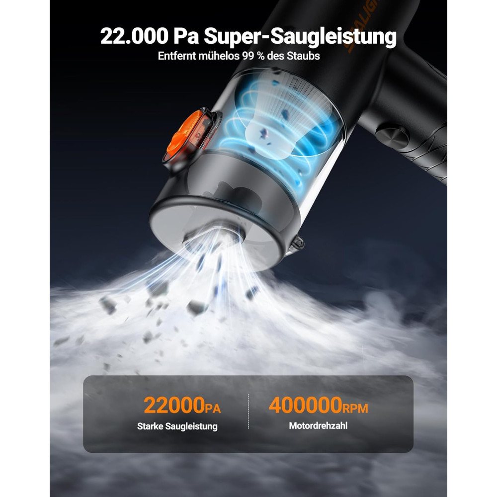Автомобильный ручной пылесос 4 в 1 SEALIGHT X1P 22000 Pa