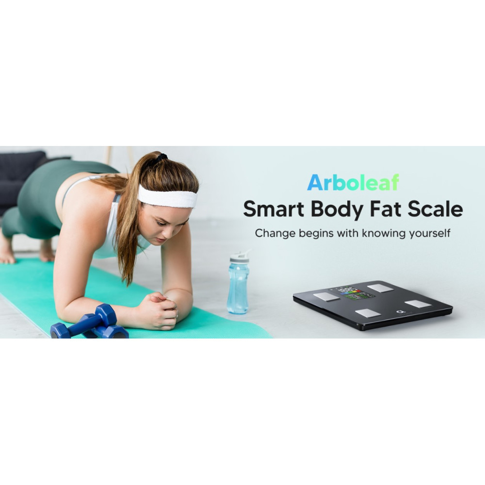 Умные весы Arboleaf с BMI и анализом состава тела до 225 кг