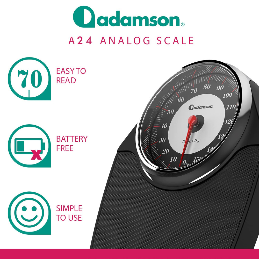 Напольные весы Adamson A24 до 160 кг с антискользящим покрытием