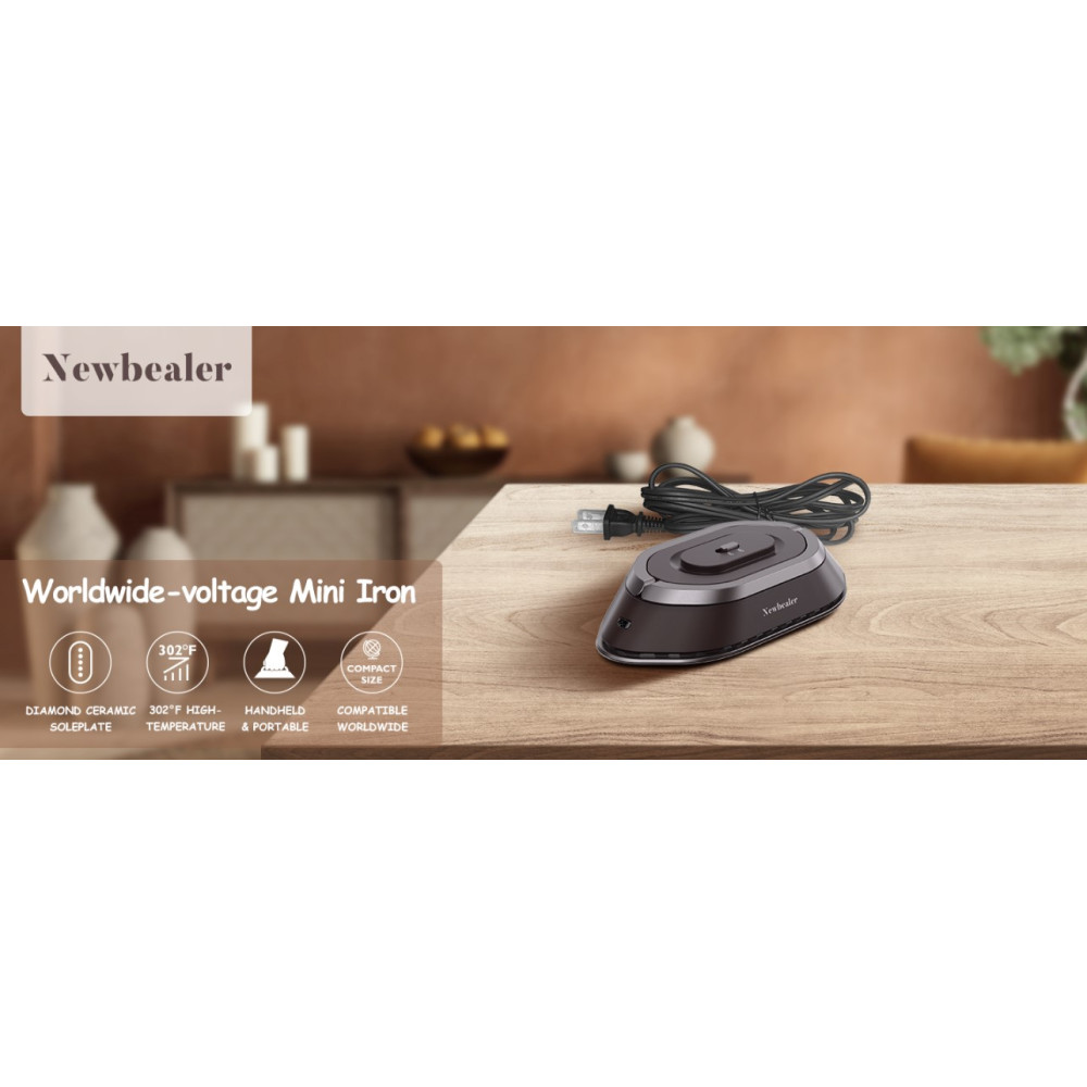 Мини-утюг Newbealer NB301 100–240 В 300 Вт без пара