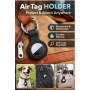 Силиконовый чехол-брелок для AirTag Linsaner с кольцом