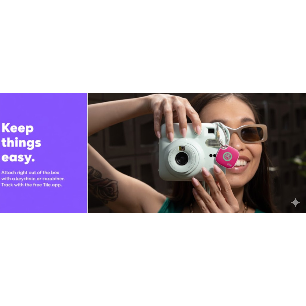 Bluetooth трекер Tile для поиска ключей и вещей до 105 м IP68 