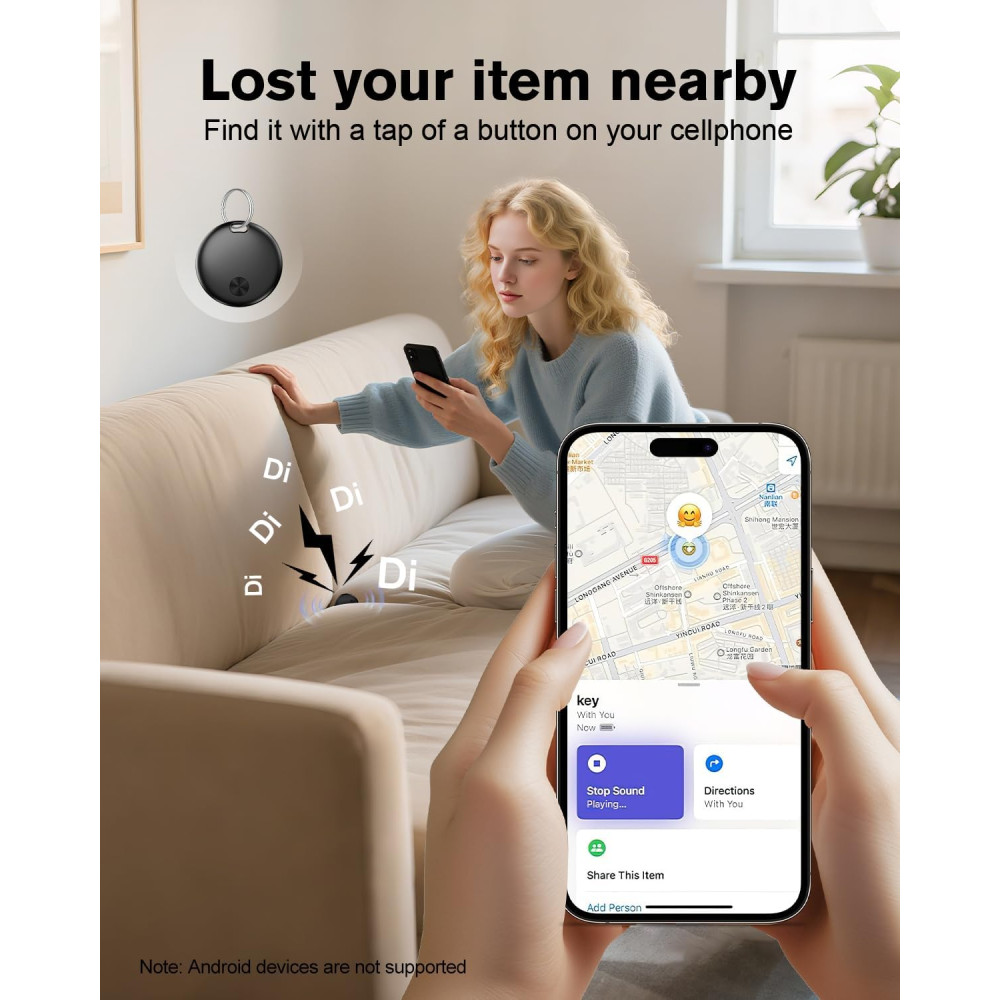 Смарт трекер Hauibela для Apple Find My 4 шт Bluetooth IP67